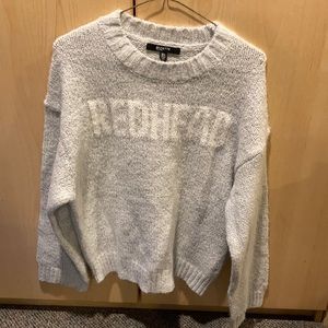 Redhead knit sweater